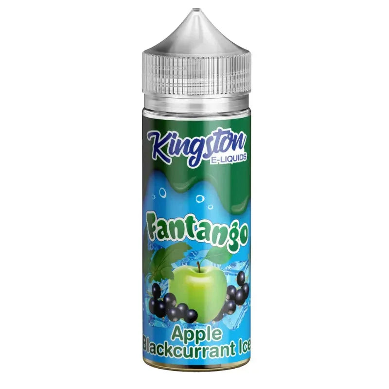 Kingston Fantango 100ml Shortfill Vape Liquid Apple Blackcurrant Ice Flavour
