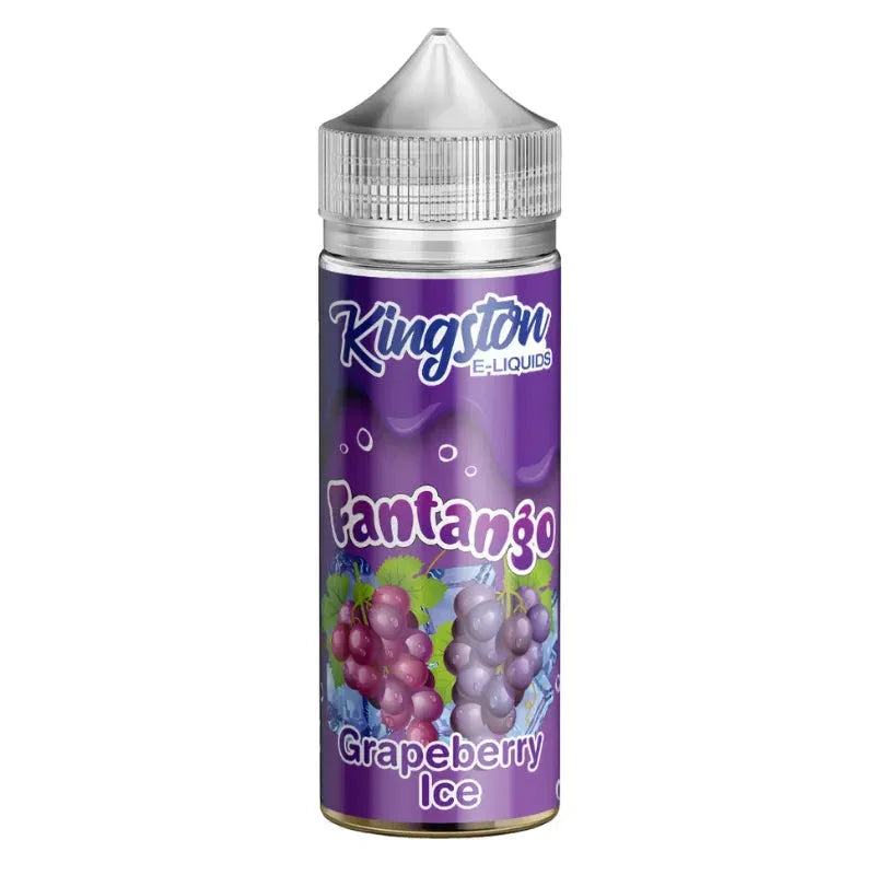 Kingston Fantango 100ml Shortfill Vape Liquid Grapeberry Ice Flavour