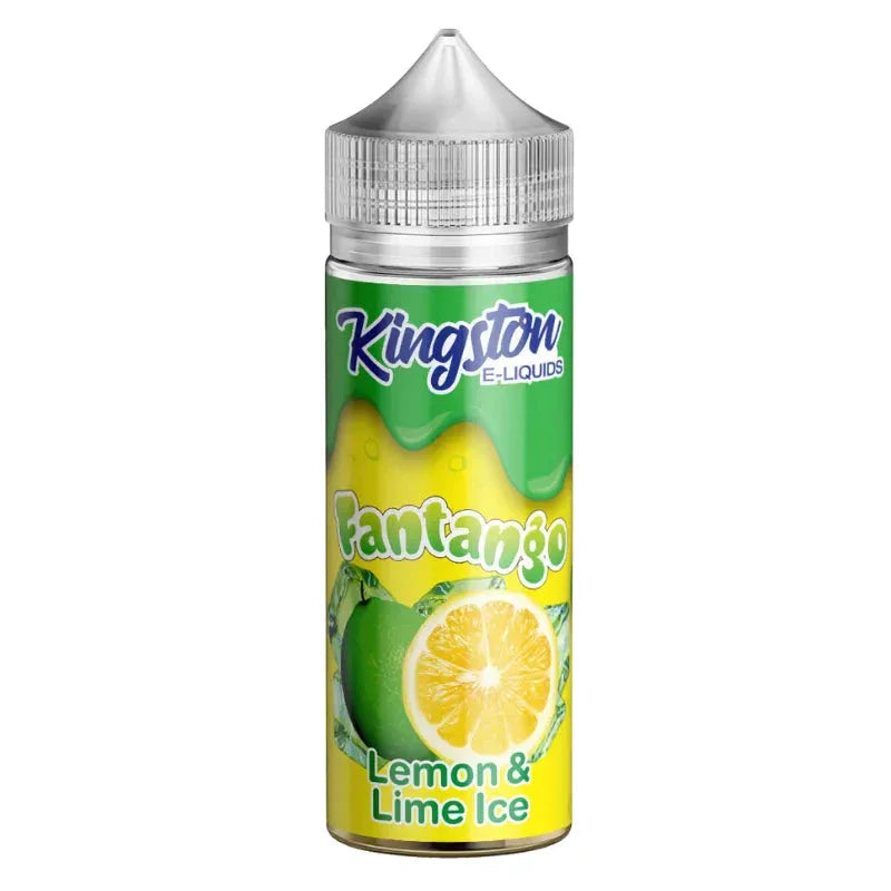 Kingston Fantango 100ml Shortfill Vape Liquid Lemon And Lime Ice Flavour