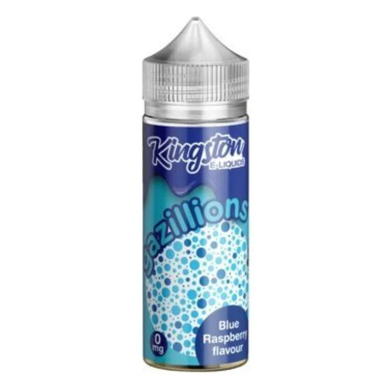 Kingston Gazillions 70/30 VG/PG 100ML Shortfill E-liquid Blue Raspberry Flavour