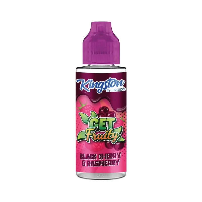 Kingston Get Fruity 100ml Shortfill Black Cherry And Raspberry Flavour
