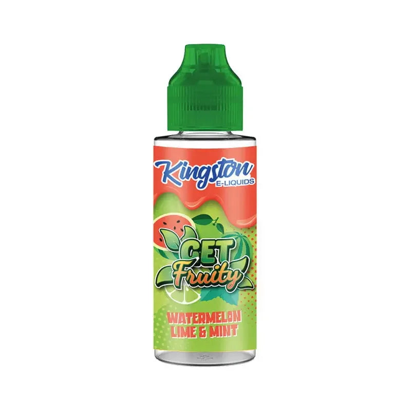 Kingston Get Fruity 100ml Shortfill Watermelon Lime And Mint Flavour