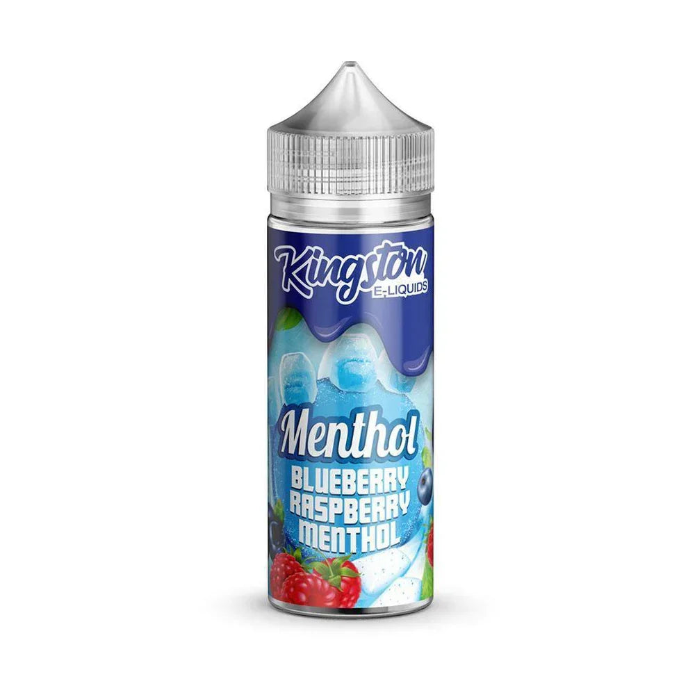 Kingston Menthol Range 70/30 VG/PG Shortfill Vape Juice Blueberry Raspberry Menthol Flavour