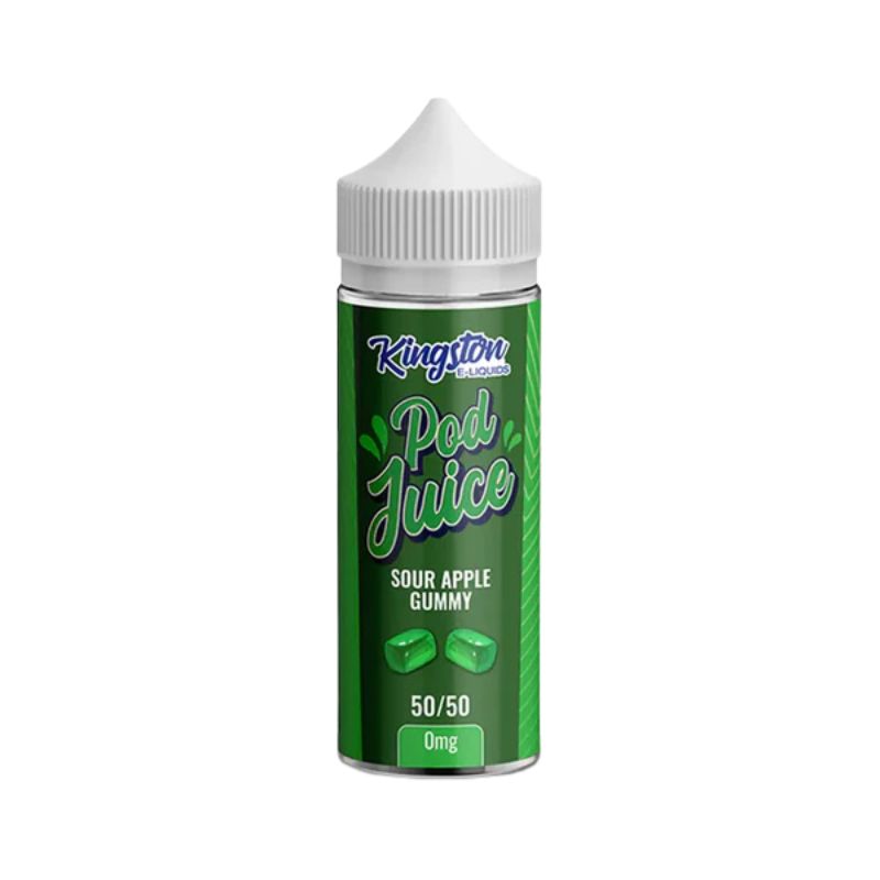 Kingston Pod Juice Sour Apple Gummy Flavour