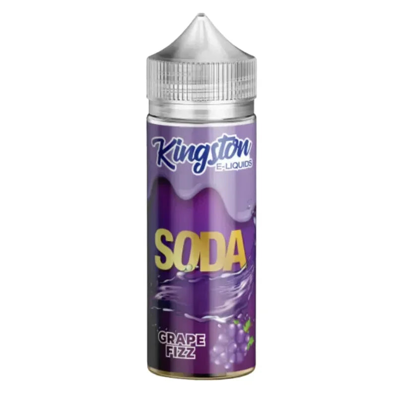 Kingston Soda 100ml Shortfill Vape Juice Grape Fizz Flavour