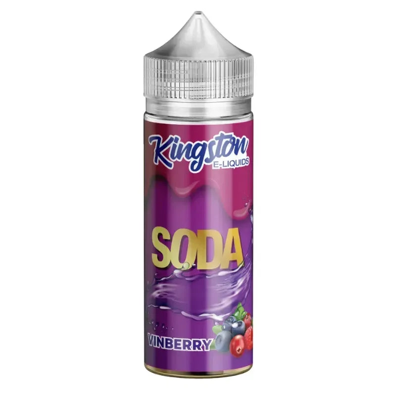 Kingston Soda 100ml Shortfill Vape Juice Vinberry Flavour