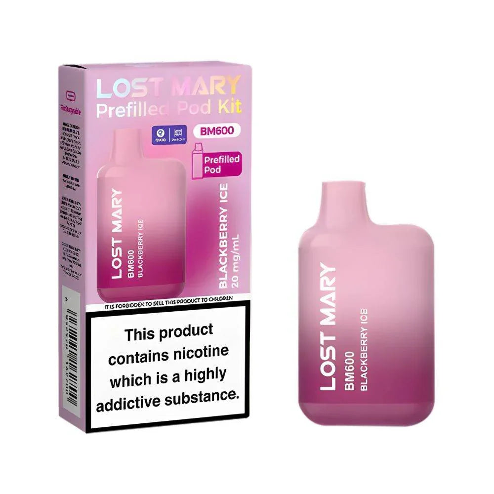Lost Mary BM600 Pod Kit Blackberry Ice Flavour