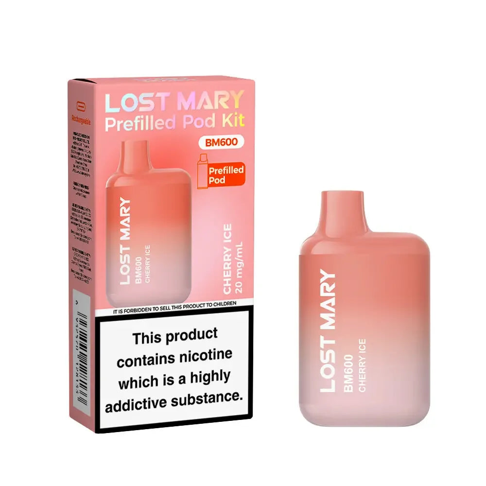 Lost Mary BM600 Pod Kit Cherry Ice Flavour