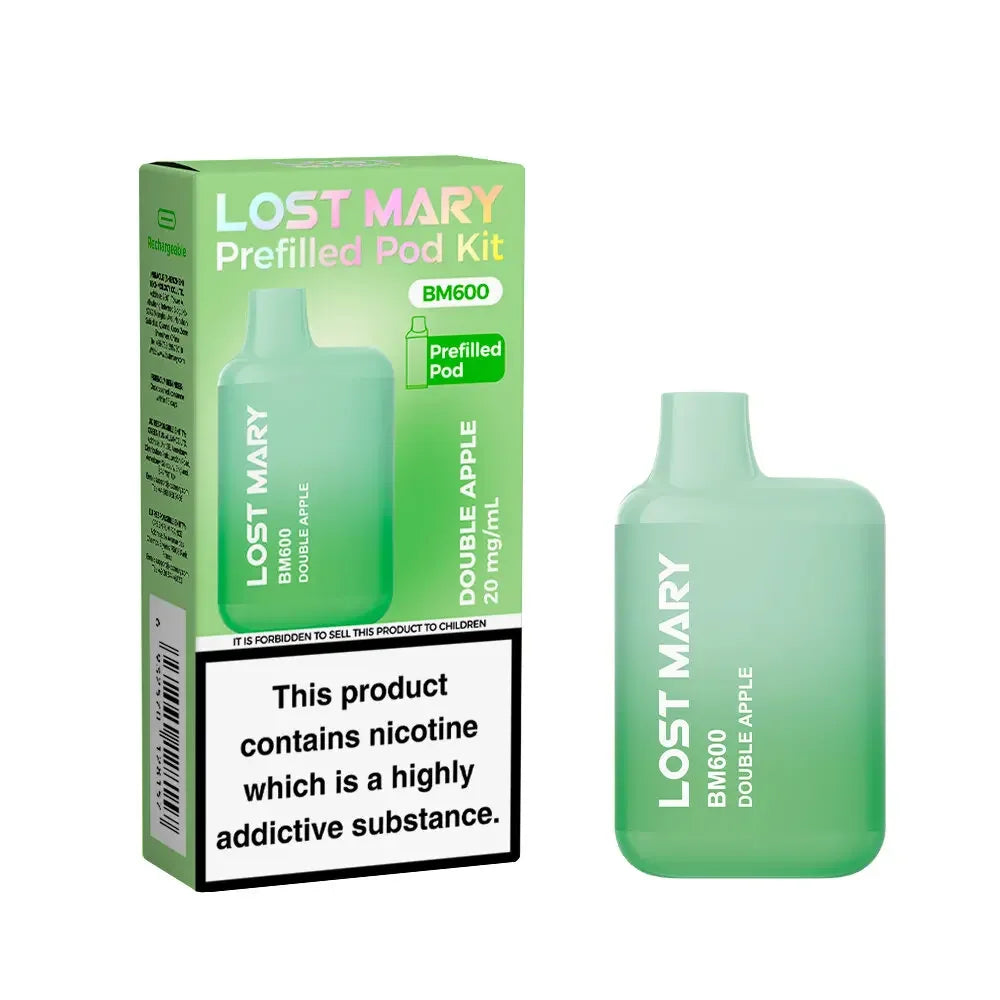 Lost Mary BM600 Pod Kit Double Apple Flavour