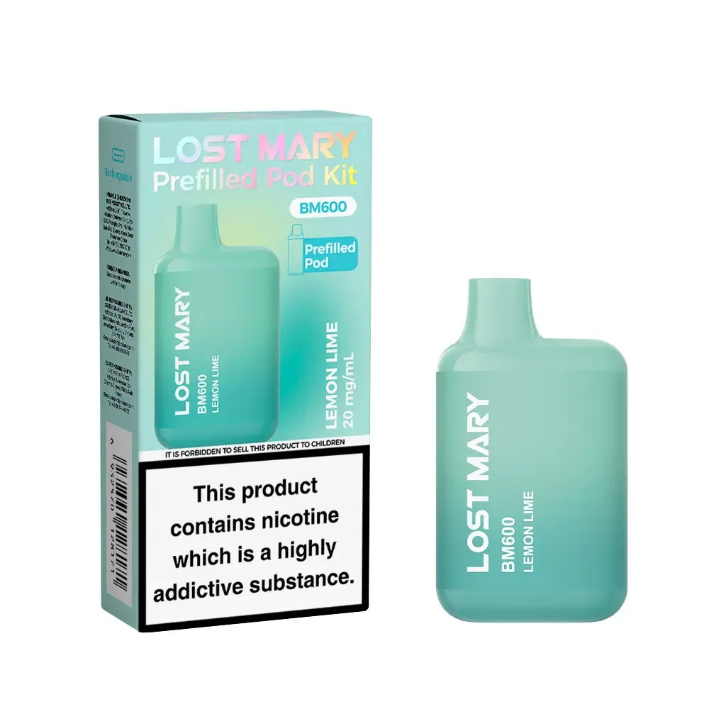 Lost Mary BM600 Pod Kit Lemon Lime Flavour
