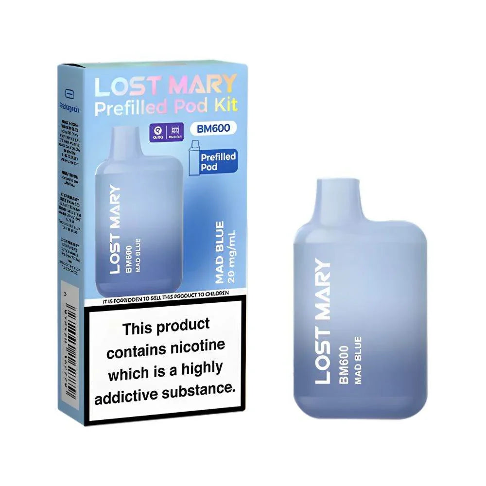 Lost Mary BM600 Pod Kit Mad Blue Flavour