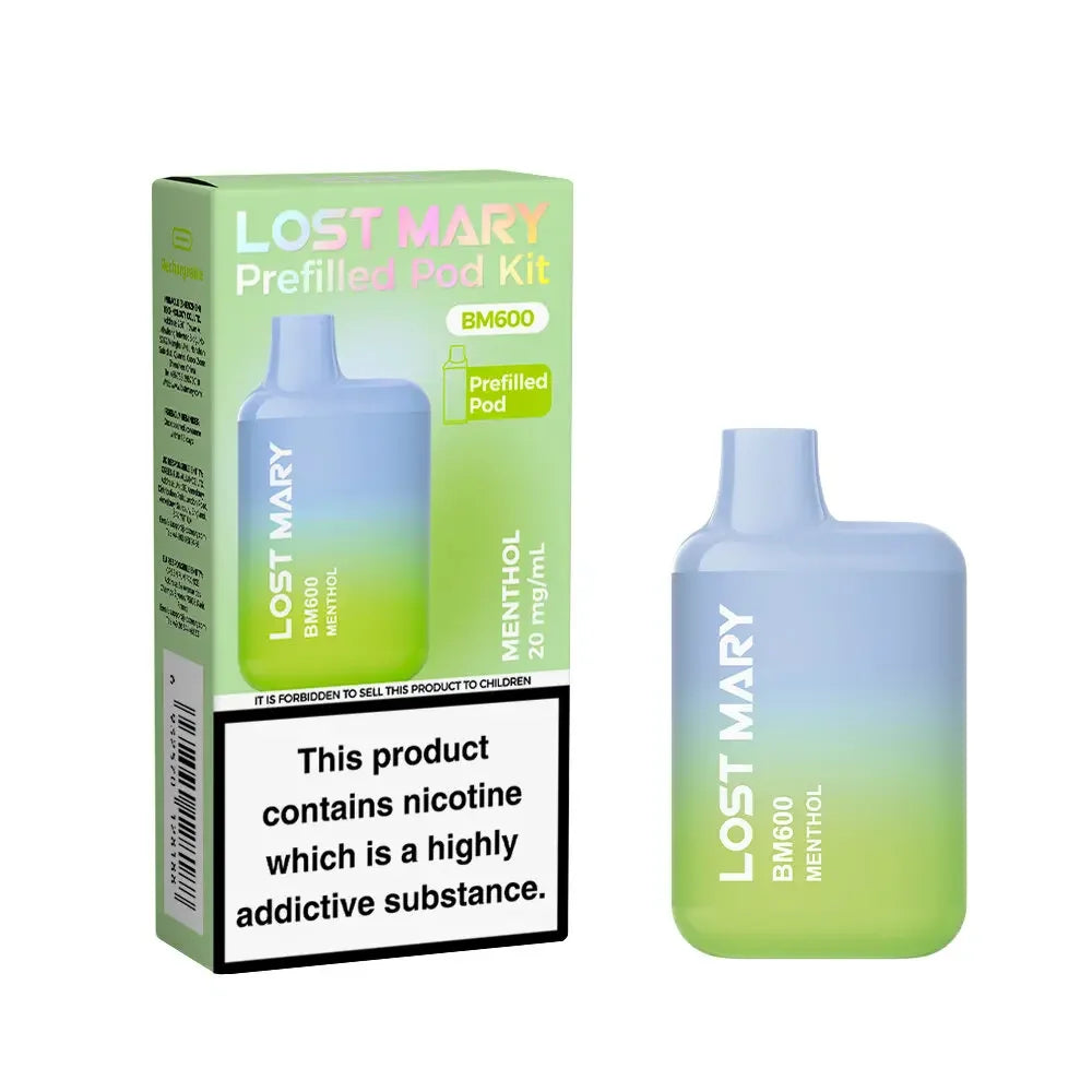 Lost Mary BM600 Pod Kit Menthol Flavour