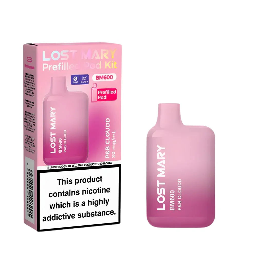 Lost Mary BM600 Pod Kit P And B Cloudd Flavour