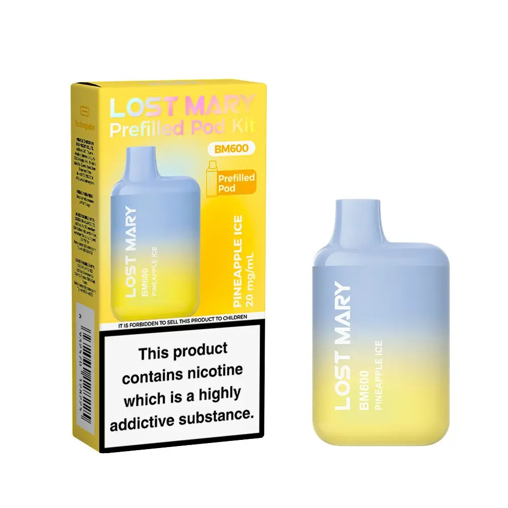 Lost Mary BM600 Pod Kit Pineapple Ice Flavour