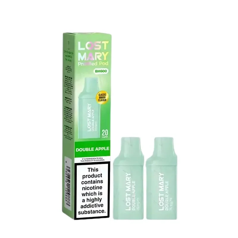 Lost Mary BM600 Refill Pods Double Apple Flavour