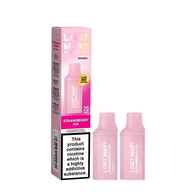 Lost Mary BM600 Refill Pods Strawberry Ice Flavour