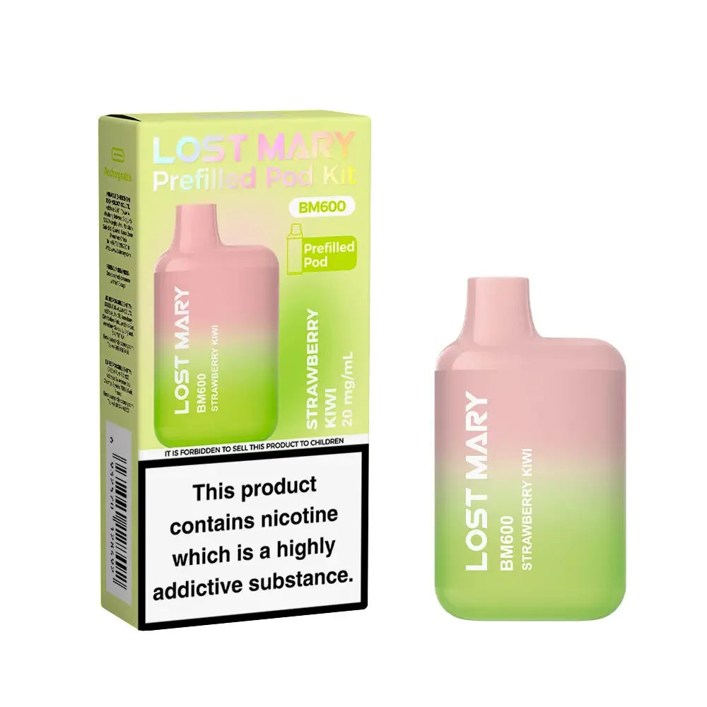 Lost Mary BM600 Pod Kit Strawberry Kiwi Flavour