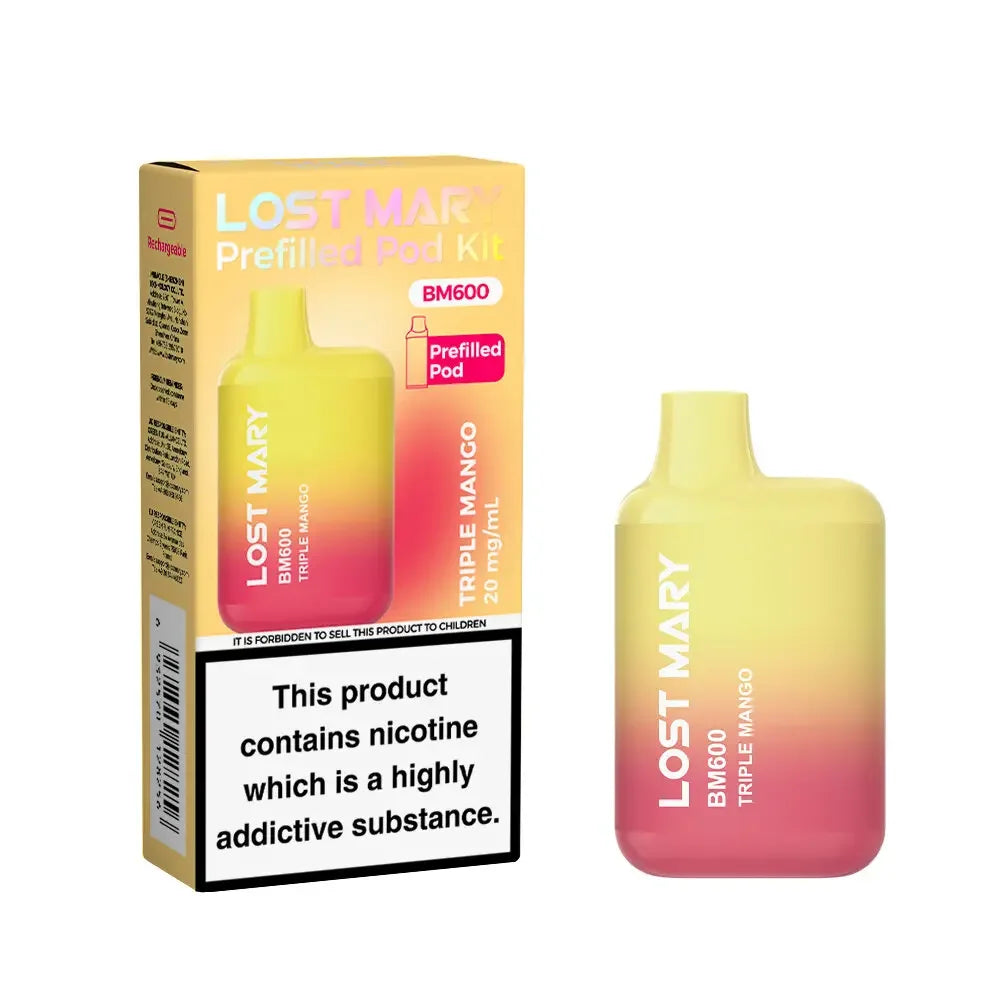 Lost Mary BM600 Pod Kit Triple Mango Flavour