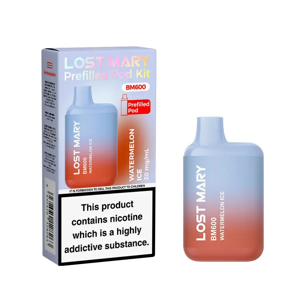 Lost Mary BM600 Pod Kit Watermelon Ice Flavour