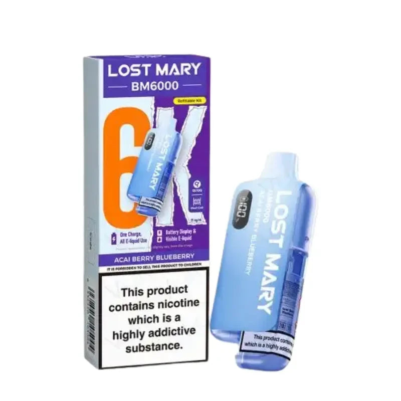 Lost Mary BM6000 Kit Acai Berry Blueberry Flavour
