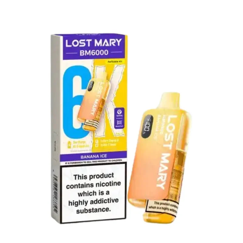 Lost Mary BM6000 Kit Banana Ice Flavour