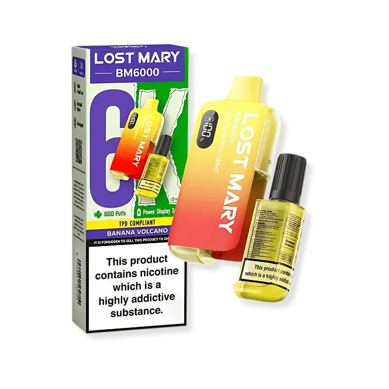 Lost Mary BM6000 Kit Banana Volcano Flavour