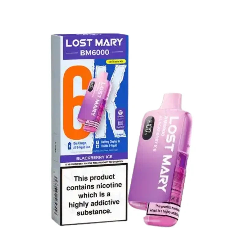 Lost Mary BM6000 Kit Blackerry Ice Flavour