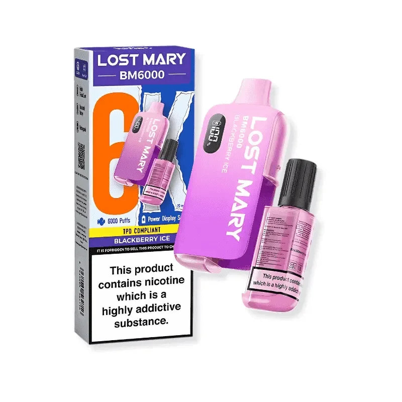 Lost Mary BM6000 Kit Blackberry Ice Flavour