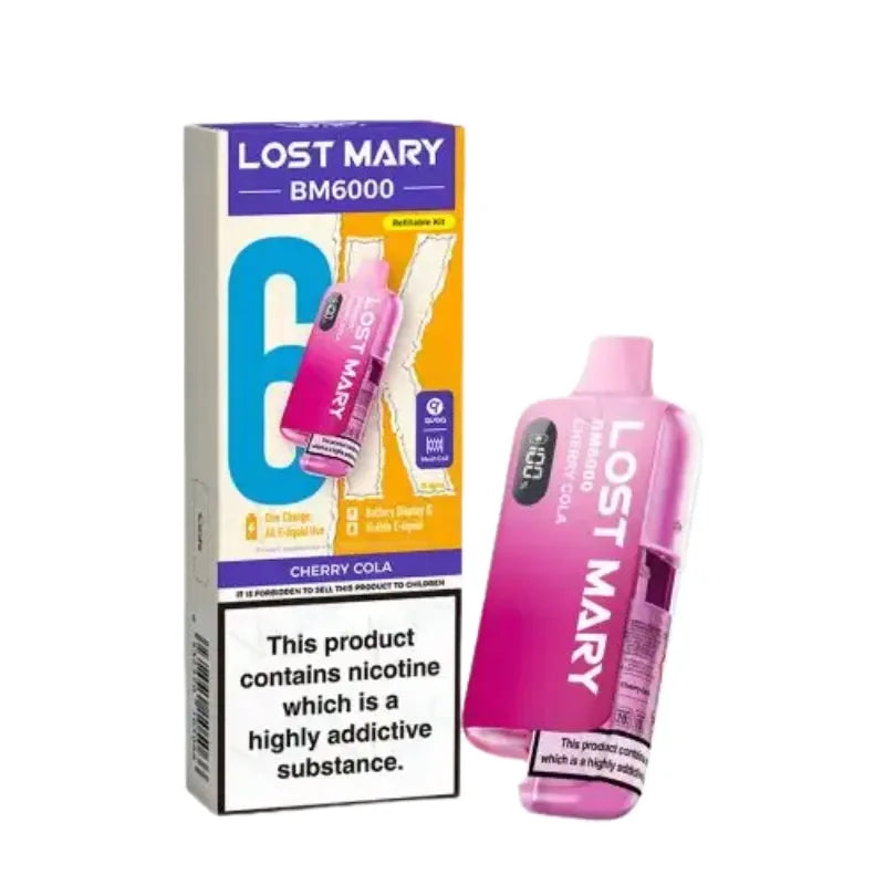 Lost Mary BM6000 Kit Cherry Cola Flavour