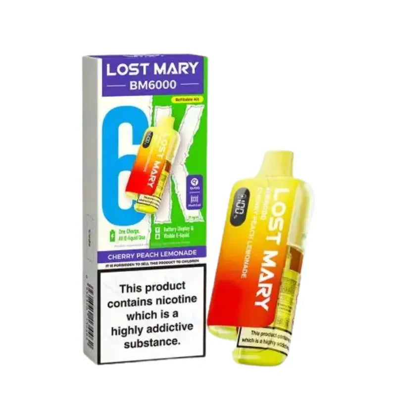Lost Mary BM6000 Kit Cherry Peach Lemonade Flavour