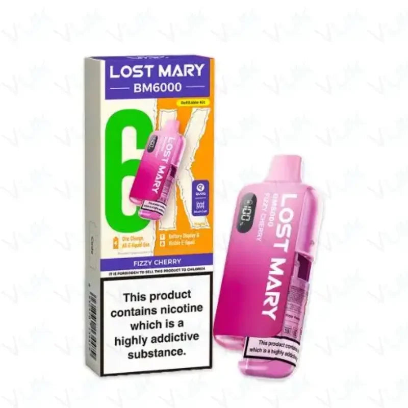 Lost Mary BM6000 Kit Fizzy Cherry Flavour