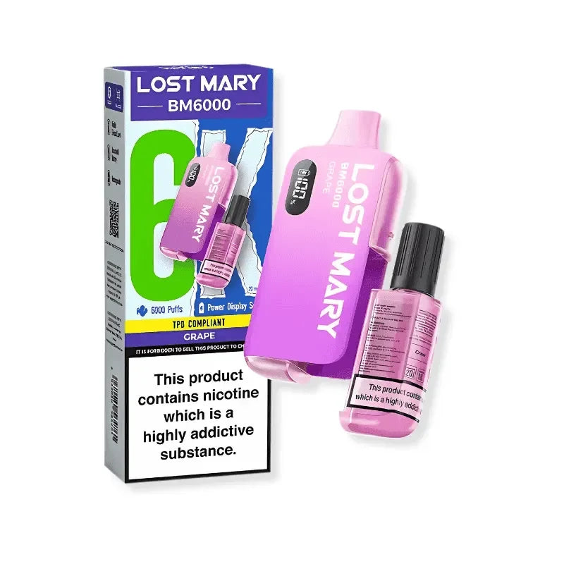 Lost Mary BM6000 Kit Grape Flavour