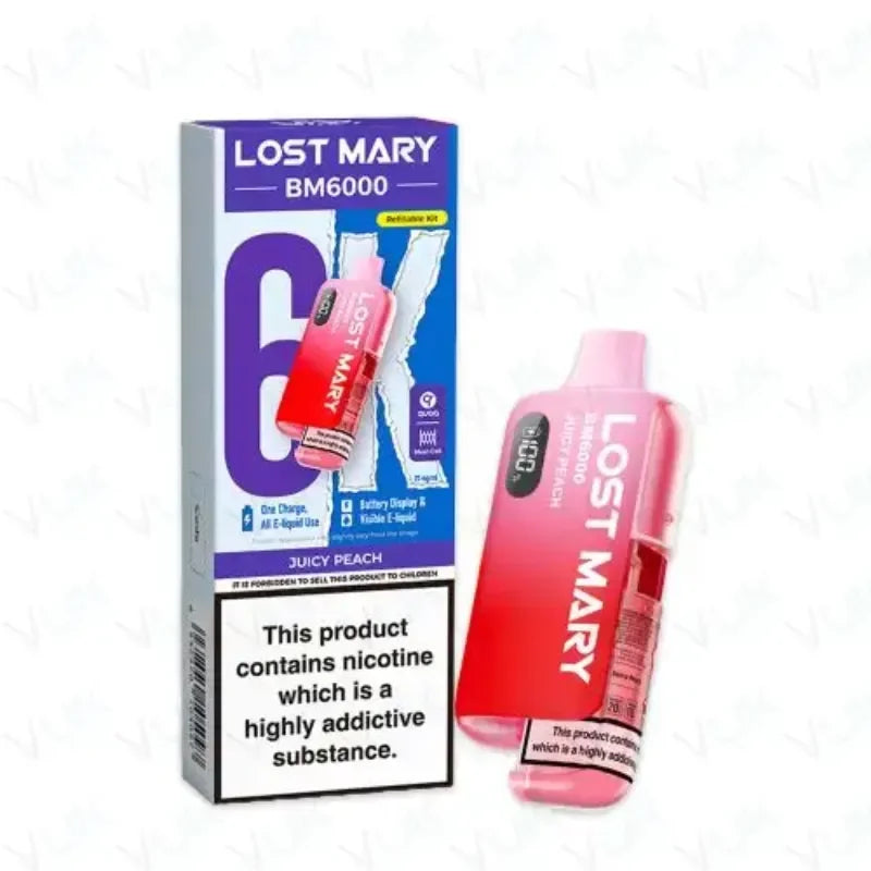 Lost Mary BM6000 Kit Juicy Peach Flavour