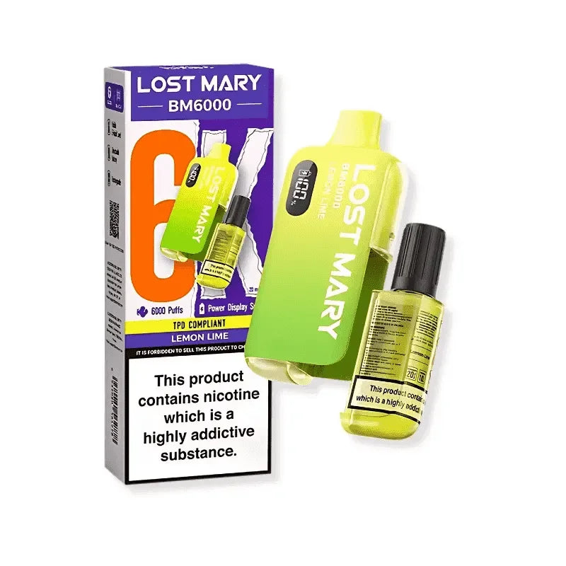 Lost Mary BM6000 Kit Lemon Lime Flavour