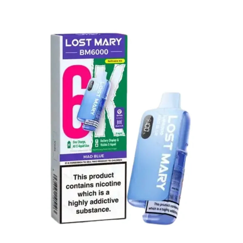 Lost Mary BM6000 Kit Mad Blue Flavour