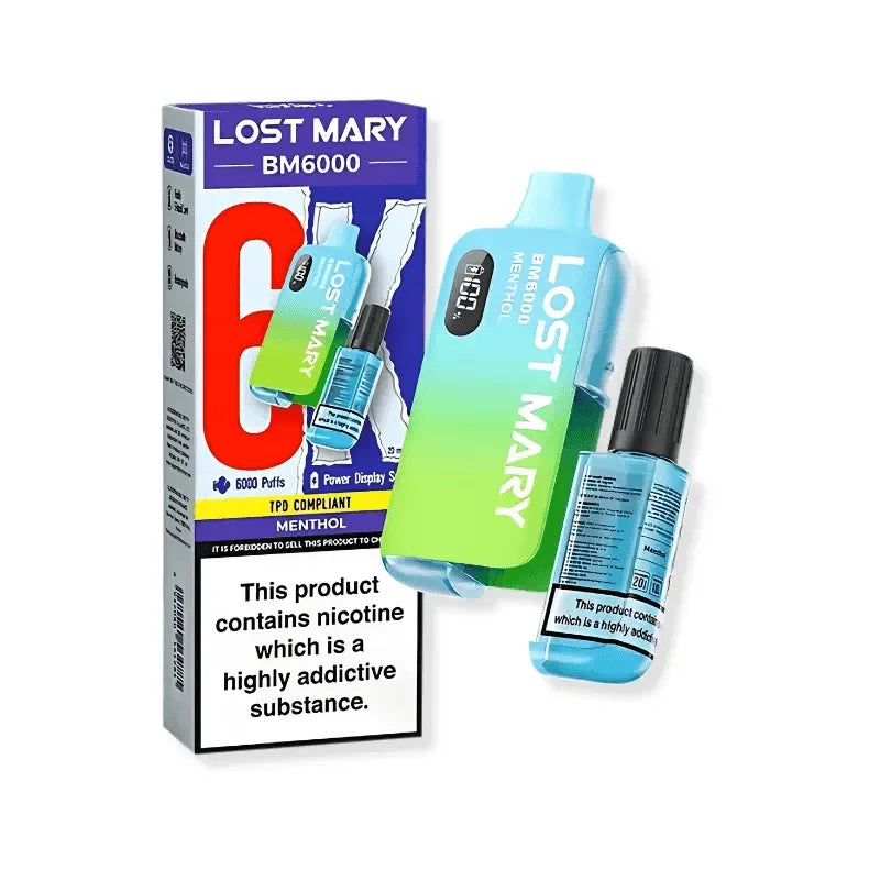 Lost Mary BM6000 Kit Menthol Flavour