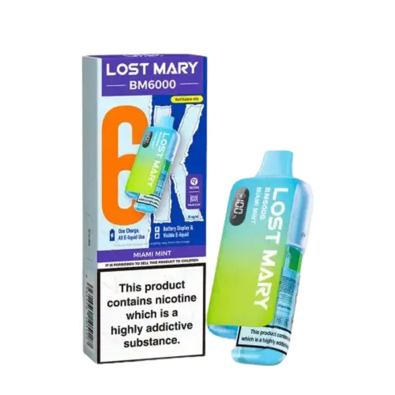 Lost Mary BM6000 Kit Miami Mint Flavour