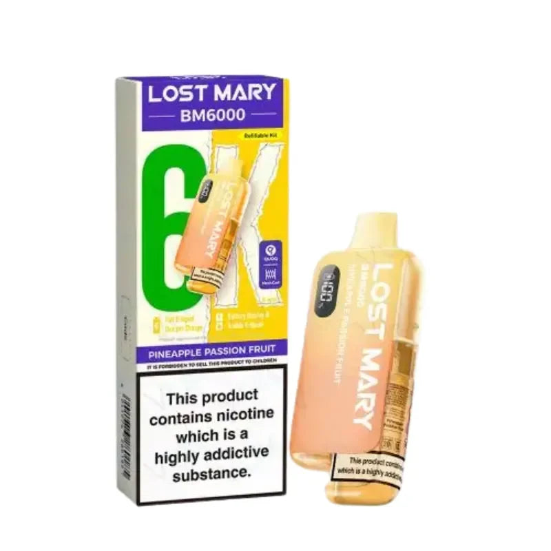 Lost Mary BM6000 Kit Pineapple Passionfruit Flavour