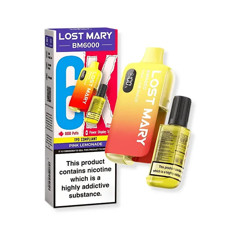 Lost Mary BM6000 Kit Pink Lemonade Flavour