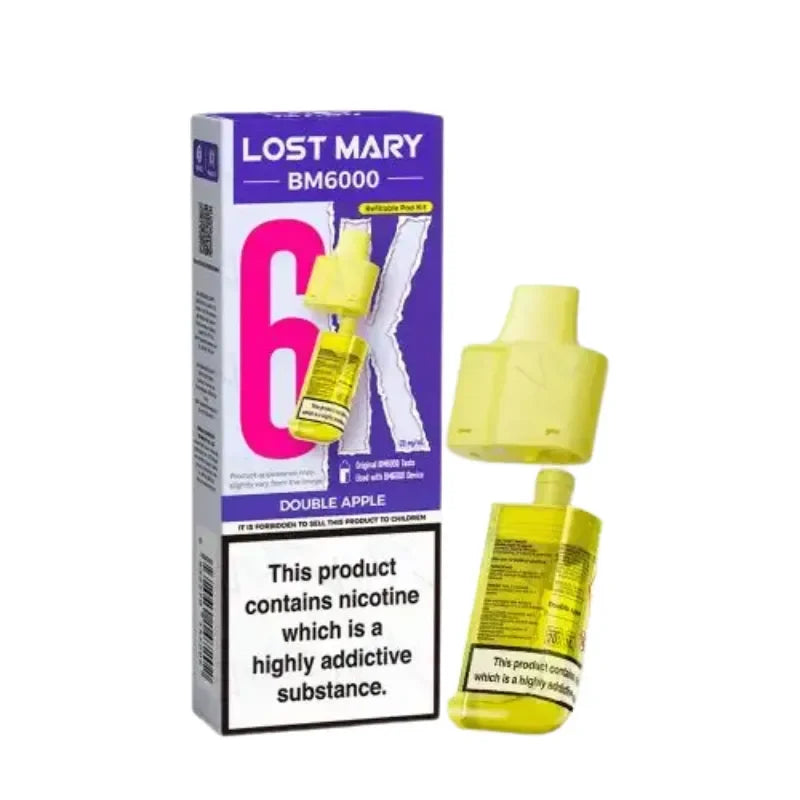 Lost Mary BM6000 Vape Pods Double Apple Flavour