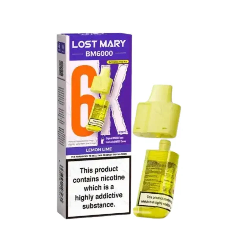 Lost Mary BM6000 Vape Pods Lemon Lime Flavour