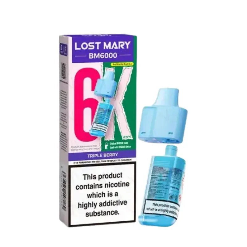 Lost Mary BM6000 Vape Pods Triple Berry Flavour