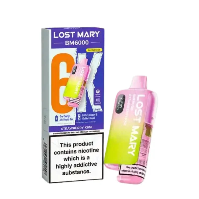 Lost Mary BM6000 Kit Strawberry Kiwi Flavour