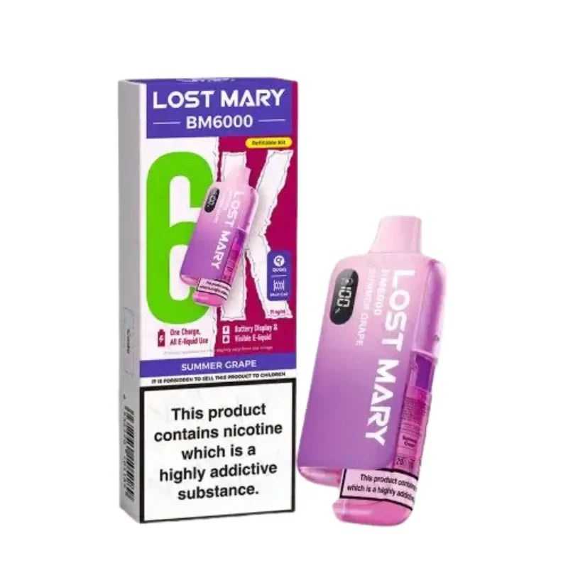 Lost Mary BM6000 Kit Summer Grape Flavour