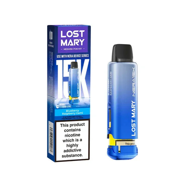 Lost Mary Nera 15k Refill Pods Blueberry Raspberry Gami Flavour