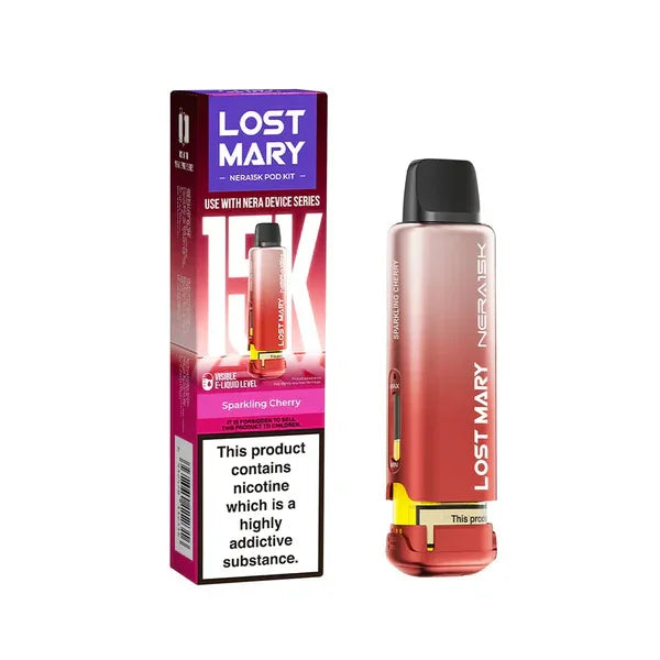 Lost Mary Nera 15k Refill Pods Sparkling Cherry Flavour