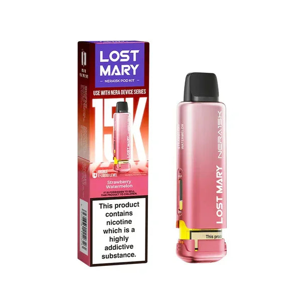 Lost Mary Nera 15k Refill Pods Strawberry Watermelon Flavour