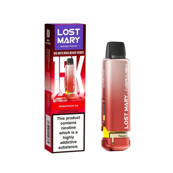 Lost Mary Nera 15k Refill Pods Watermelon Ice Flavour
