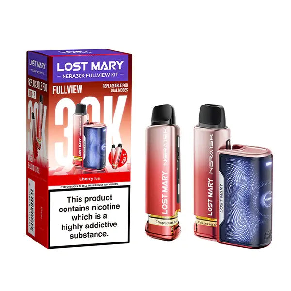 Lost Mary Nera 30k Kit Cherry Ice Flavour