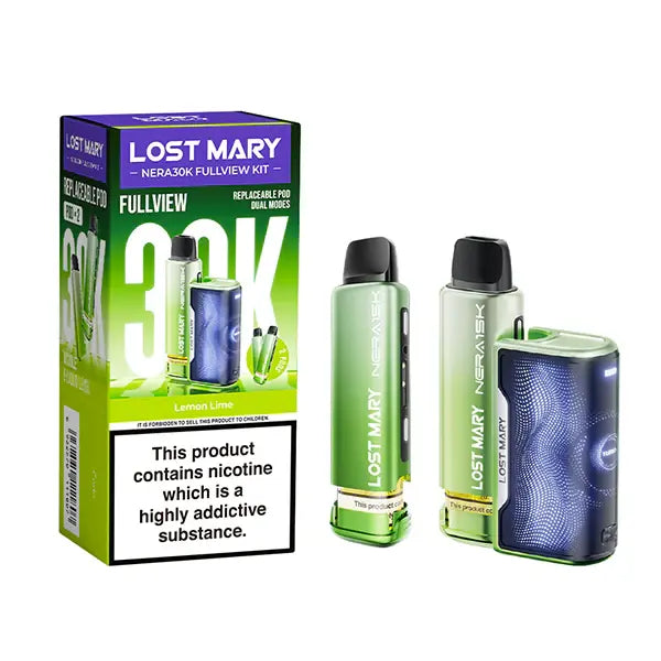 Lost Mary Nera 30k Kit Lemon Lime Flavour